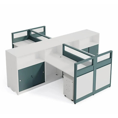 Trevio · L-Shaped Cubicle Workstation