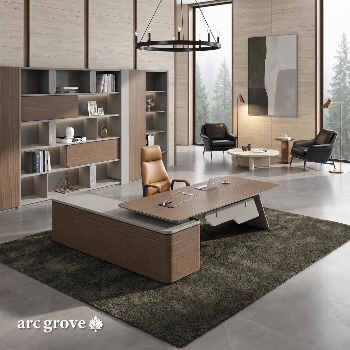 Aldiss · Modern Executive L-Shaped Desk