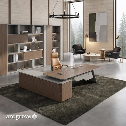 Aldiss · Modern Executive L-Shaped Desk