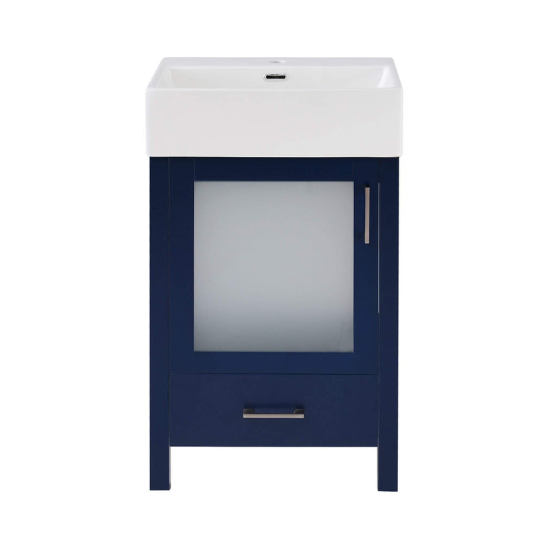 Alora 20-Inch Modern Bathroom Vanity With Ceramic Sink And Storage Cabinet (SAK39851)