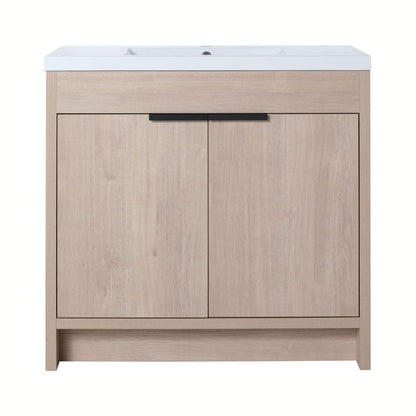 Alora 36-Inch Freestanding Bathroom Vanity With White Resin Sink (SAK92710)