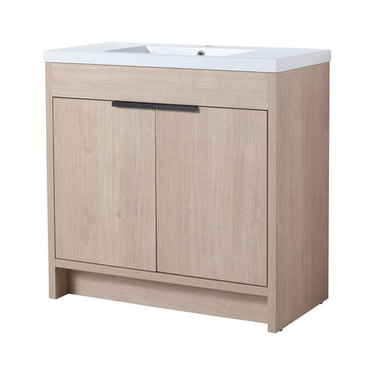 Alora 36-Inch Freestanding Bathroom Vanity With White Resin Sink (SAK92710)