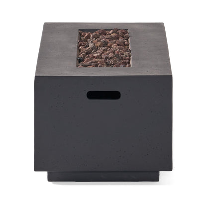 Alora Premium Outdoor Contemporary 40K BTU Rectangular Propane Gas Fire Pit Table (SAK96153)