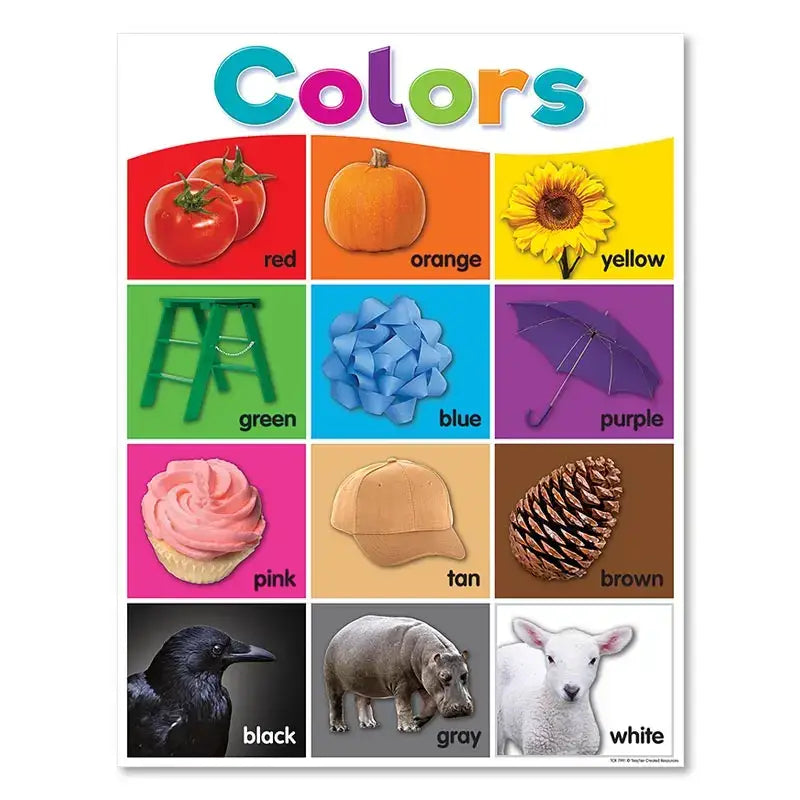 Colorful days of the week alphabet educational poster bedroom decor