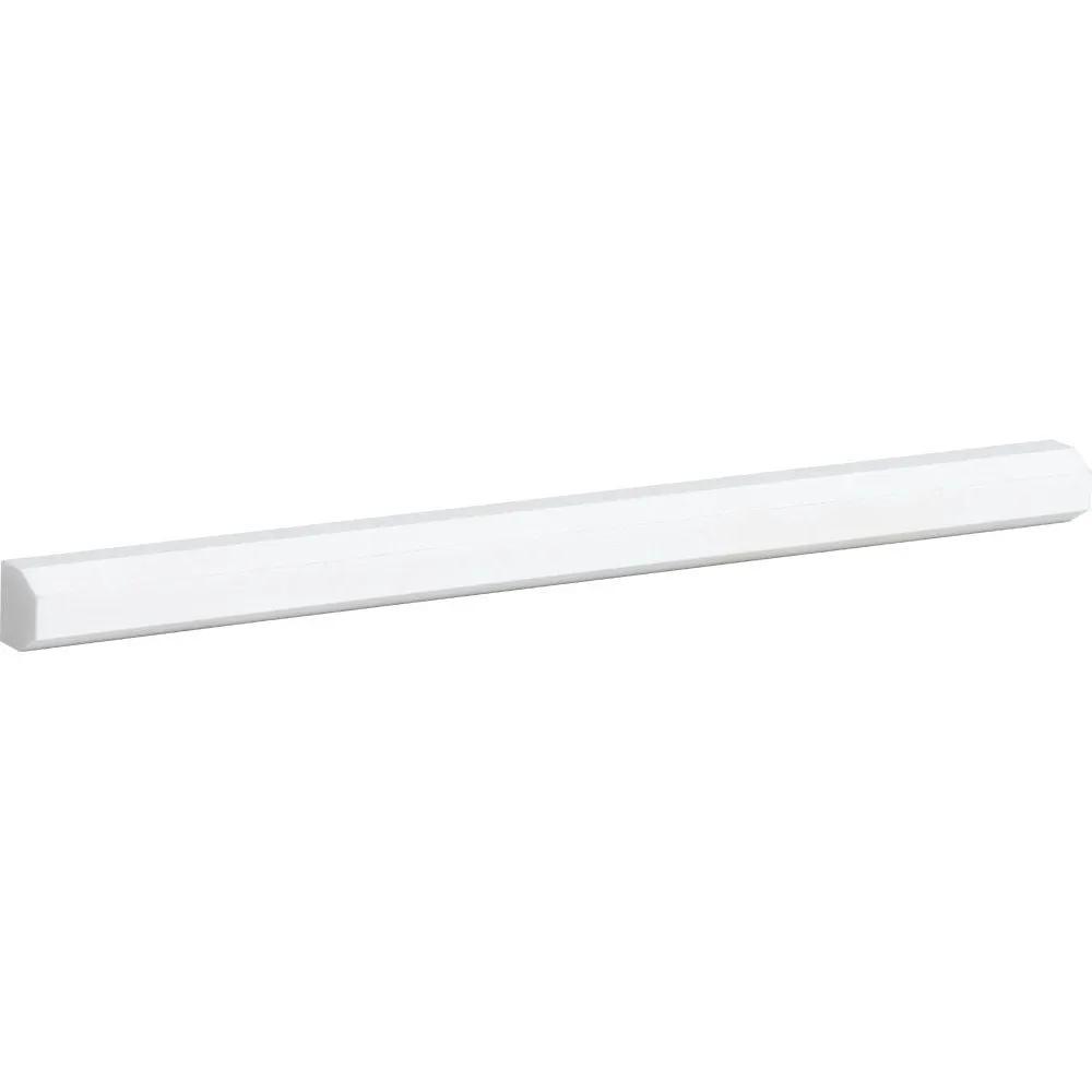 Alpina White Honed Pencil Liner Marble Moldings 1/2x12
