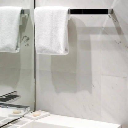 Alpina White Polished Marble Tiles 12x24