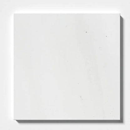 Alpina White Polished Marble Tiles 12x12
