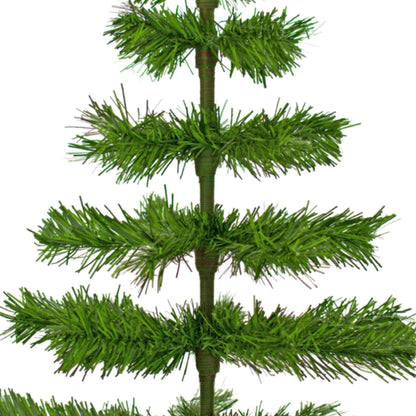 Alpine Green Tinsel Christmas Tree