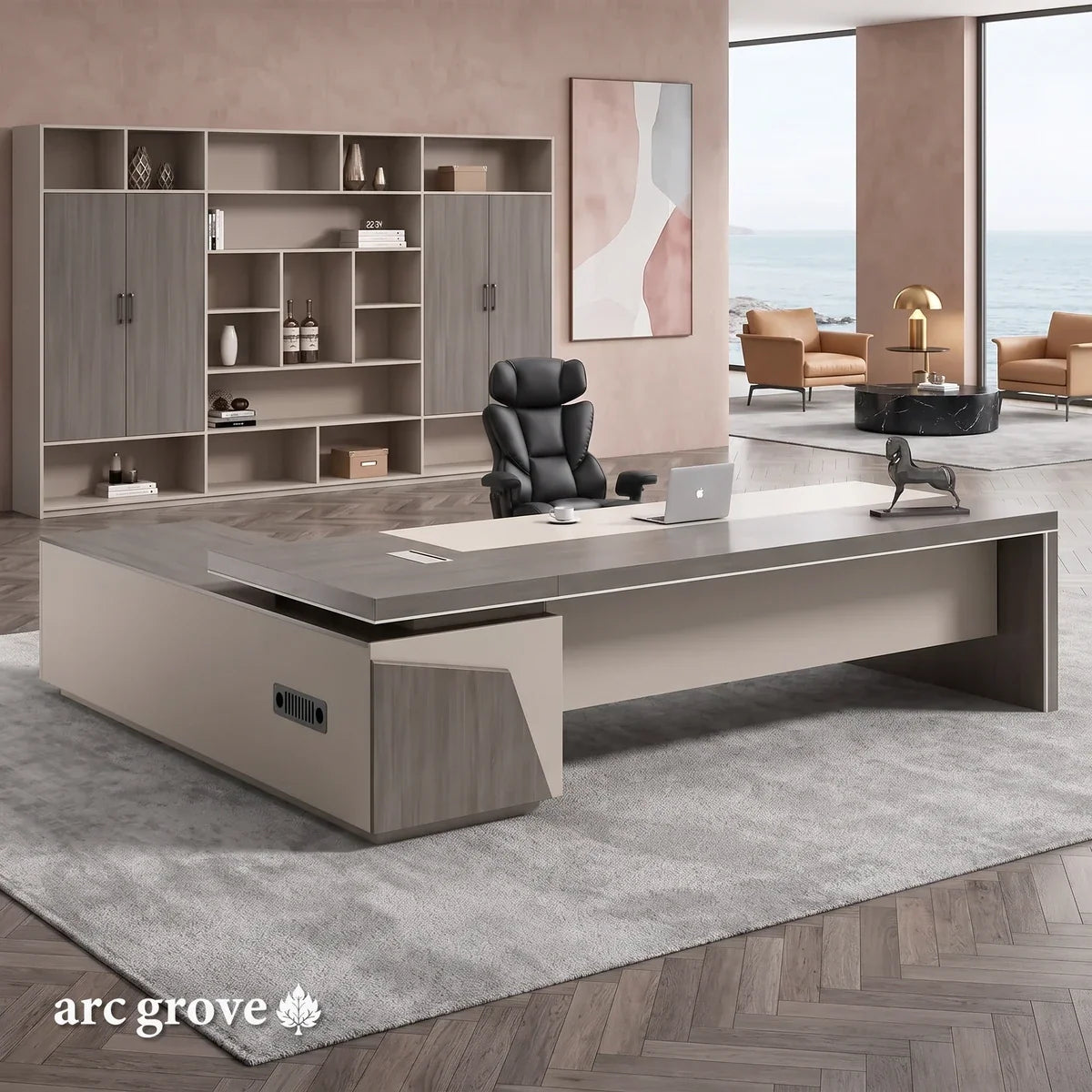 Altair · Modern L-Shaped Executive Desk