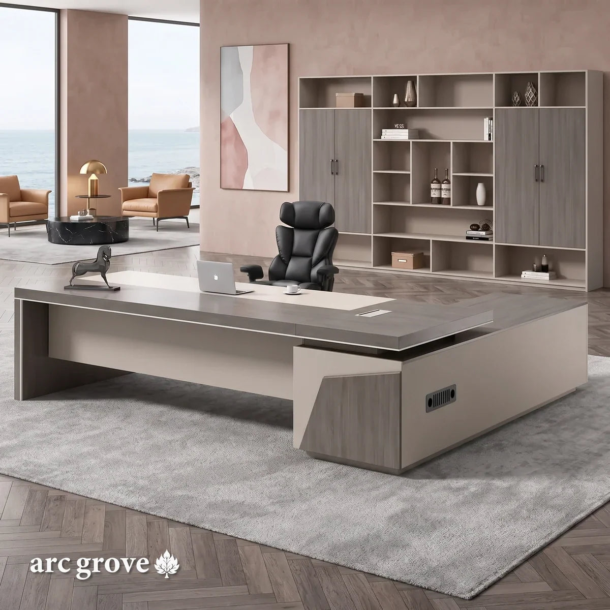 Altair · Modern L-Shaped Executive Desk