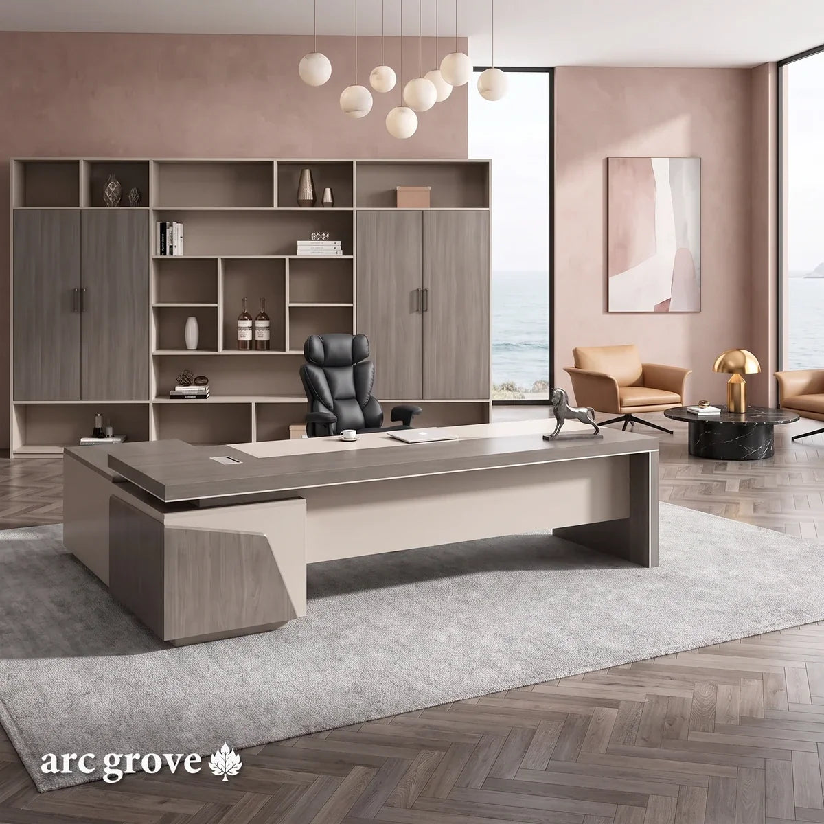 Altair · Modern L-Shaped Executive Desk