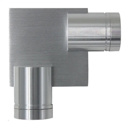 DecorBites™ Aluminum LED Sconce Tube 2-Sided Wall Light Fixture in Brushed Silver for Bedside with Yellow/Pink/Blue Light