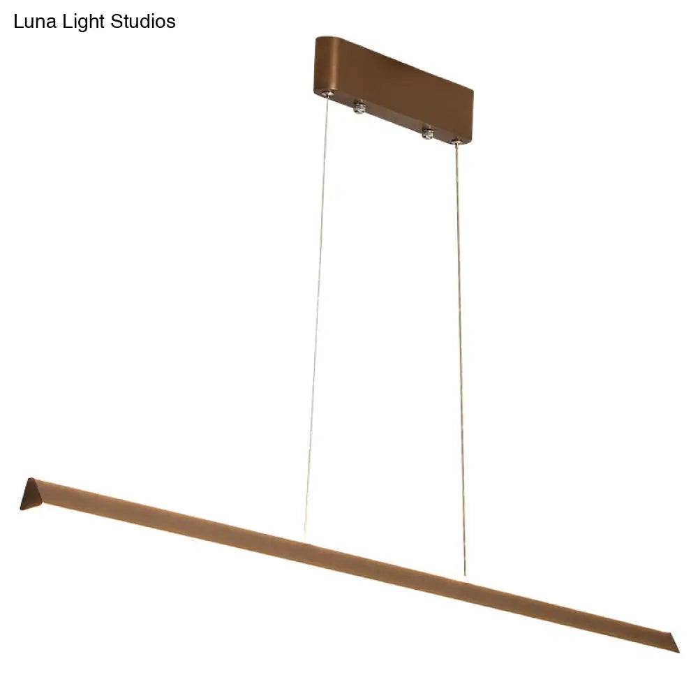 DecorBites™ Aluminum LED Triangular Prism Pendant Lamp for Dining Room - Simple and Stylish Island Light