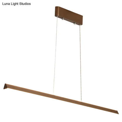DecorBites™ Aluminum LED Triangular Prism Pendant Lamp for Dining Room - Simple and Stylish Island Light