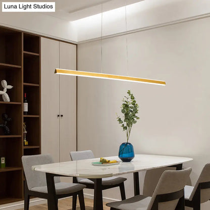 DecorBites™ Aluminum LED Triangular Prism Pendant Lamp for Dining Room - Simple and Stylish Island Light