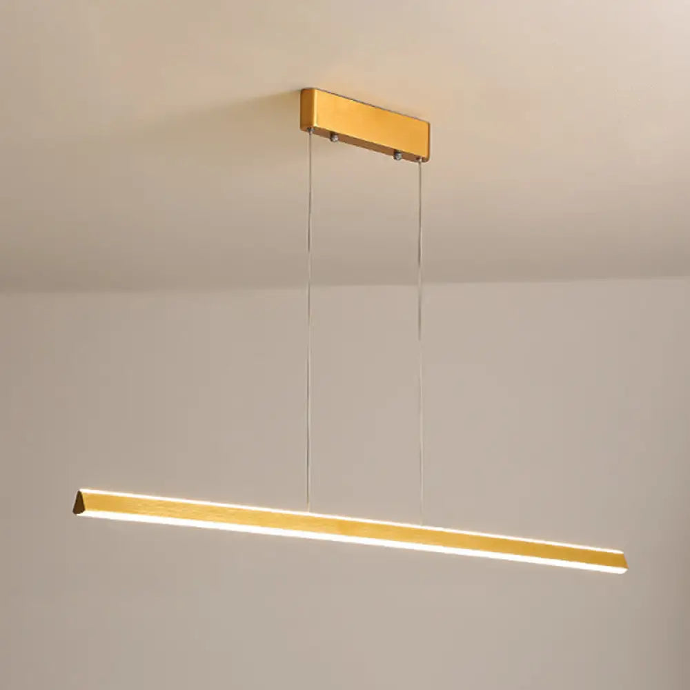 DecorBites™ Aluminum LED Triangular Prism Pendant Lamp for Dining Room - Simple and Stylish Island Light
