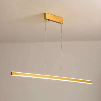 DecorBites™ Aluminum LED Triangular Prism Pendant Lamp for Dining Room - Simple and Stylish Island Light