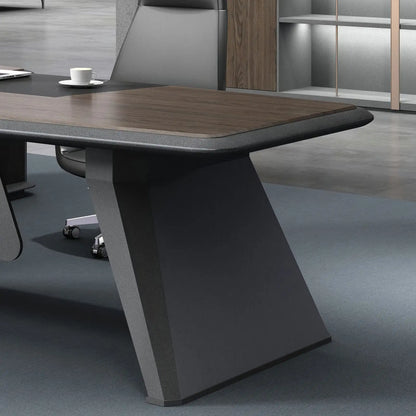 Alwin · Modern L-Shaped Executive Desk