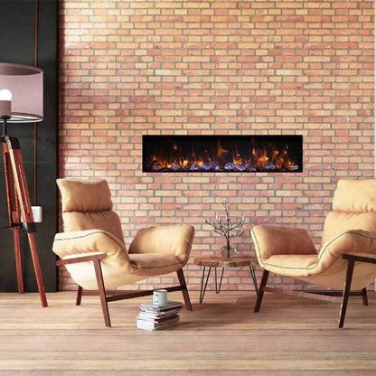 Amantii Panorama BI Deep 60-Inch Smart Electric Fireplace [BI-60-DEEP-OD] (SAK75391)