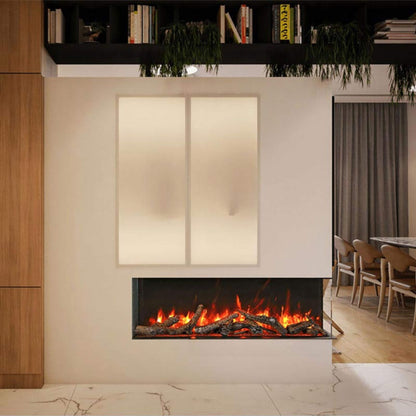 Amantii Tru-View Slim Smart 3 Sided Built-In Electric Fireplace [50/60-TRV-SLIM] (SAK28645)