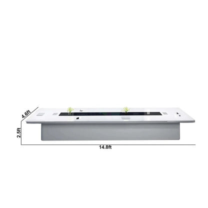 Amix · White Conference Room Table