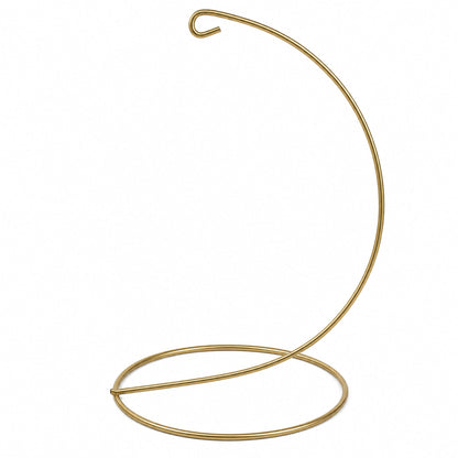 Open Frame Gold Metal Ornament Display Stand 9.2 Inches (Poland)