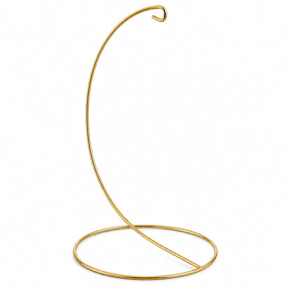 Open Frame Gold Metal Ornament Display Stand 9.2 Inches (Poland)