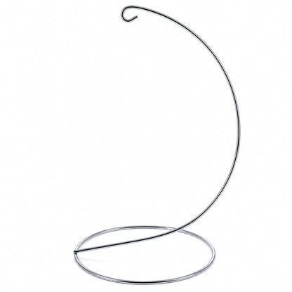 Open Frame Silver Metal Ornament Display Stand 9.2 Inches (Poland)