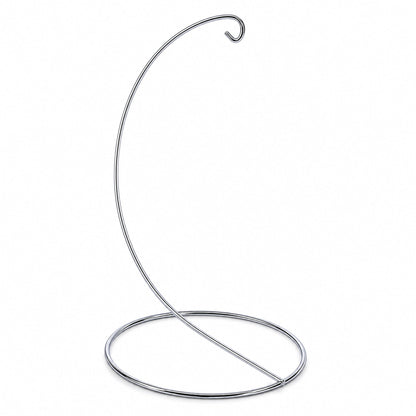 Open Frame Silver Metal Ornament Display Stand 9.2 Inches (Poland)