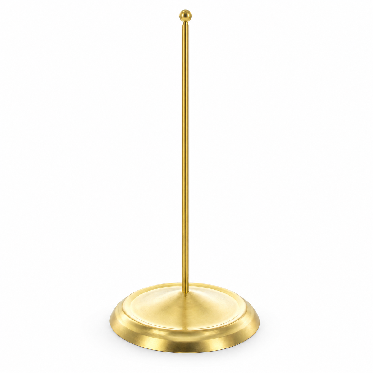 Upright Gold Metal Christmas Tree Topper Finial Stand Display Stand 7.2 Inches (Poland)