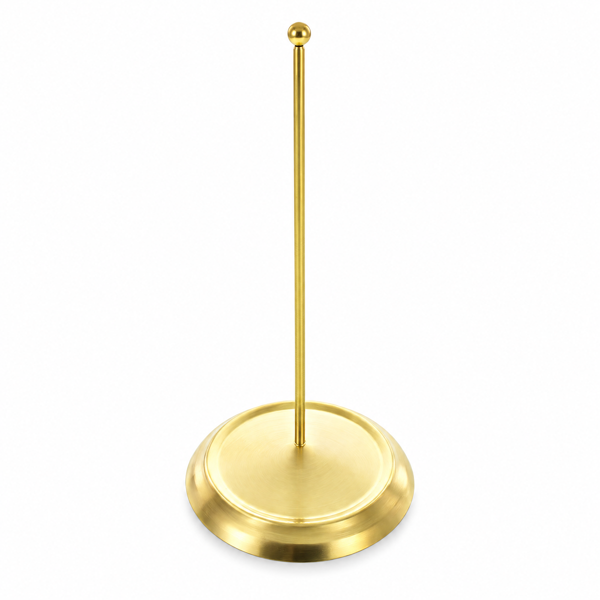 Upright Gold Metal Christmas Tree Topper Finial Stand Display Stand 7.2 Inches (Poland)