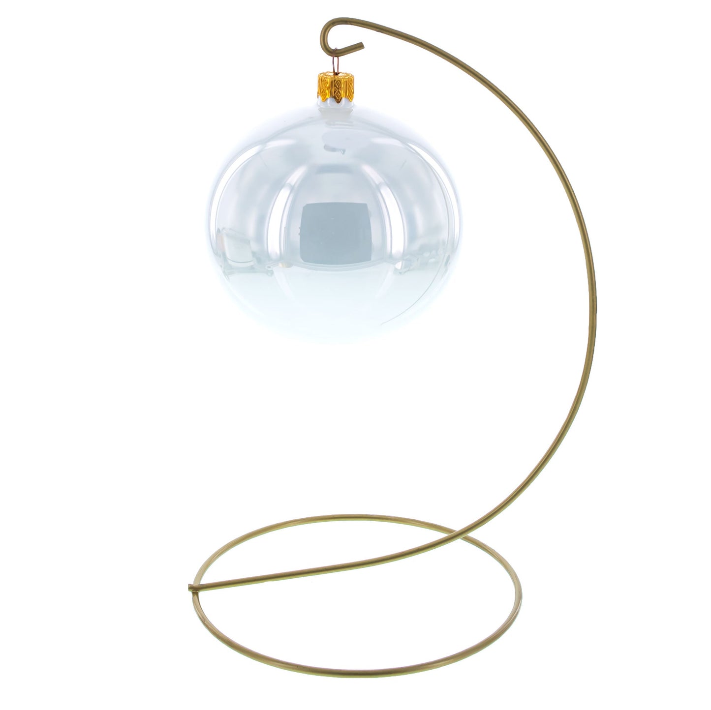 Open Frame Gold Metal Ornament Display Stand 9.2 Inches (Poland)