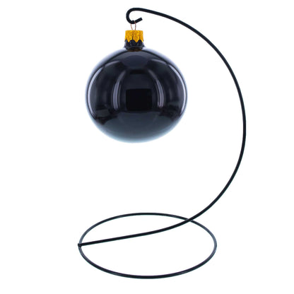 Open Frame Black Painted Metal Ornament Display Stand 9.2 Inches (Poland)
