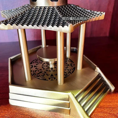 Ancient pavilion bronze brass incense burners living room decor