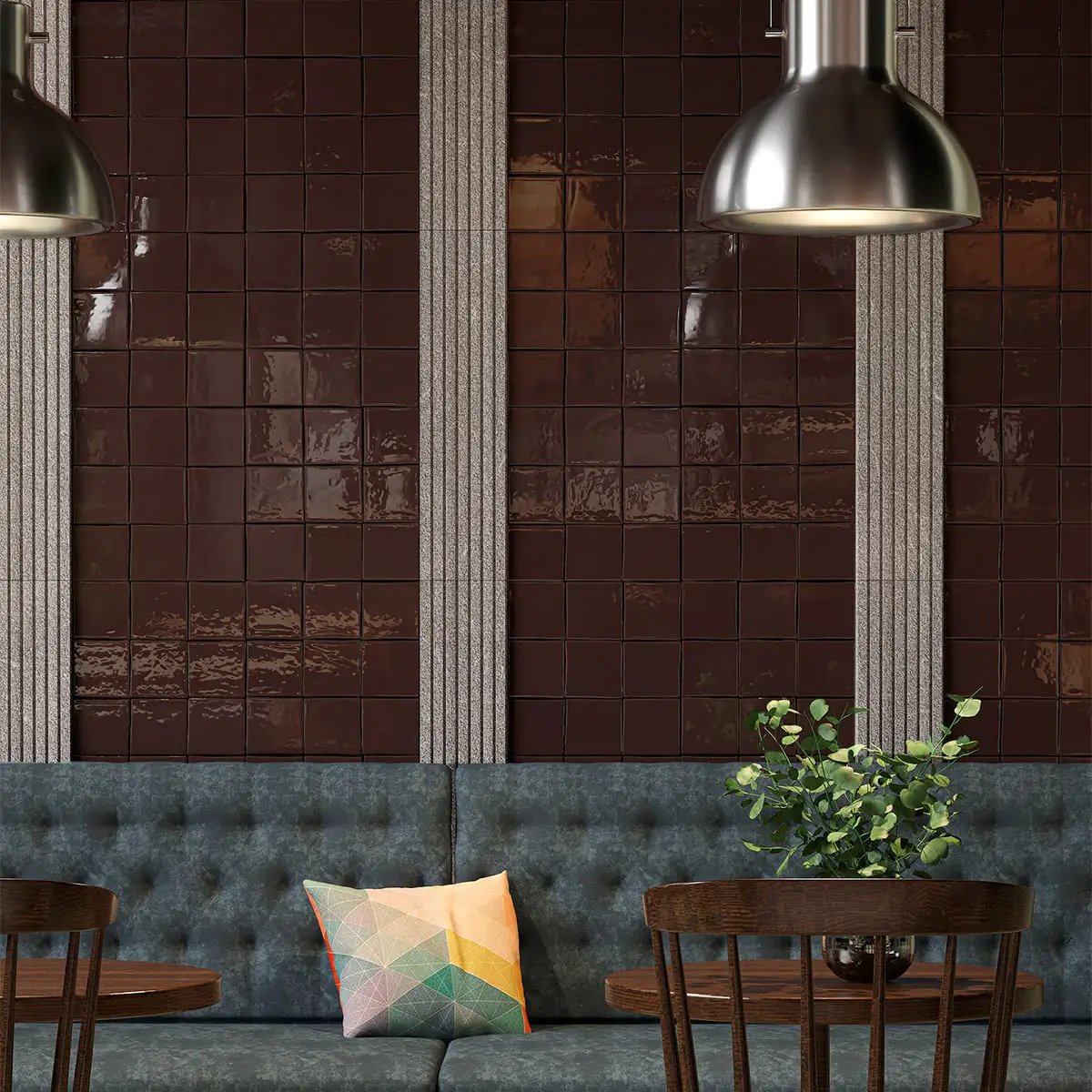 Terra Firma Glossy Zellige Tiles 4x4