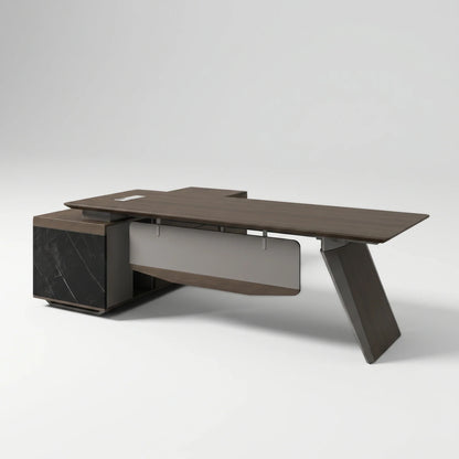Worley · Modern L-Shaped Executive Desk