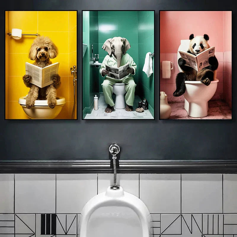 DecorBites™ Animal Posters Set for Home Decor