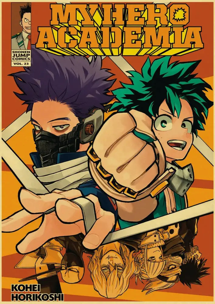 Weekly shonen jump anime poster collection for bedroom wall decor
