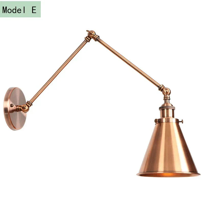 DecorBites™ Antique Adjustable Wall Lamp Sconce Black Copper