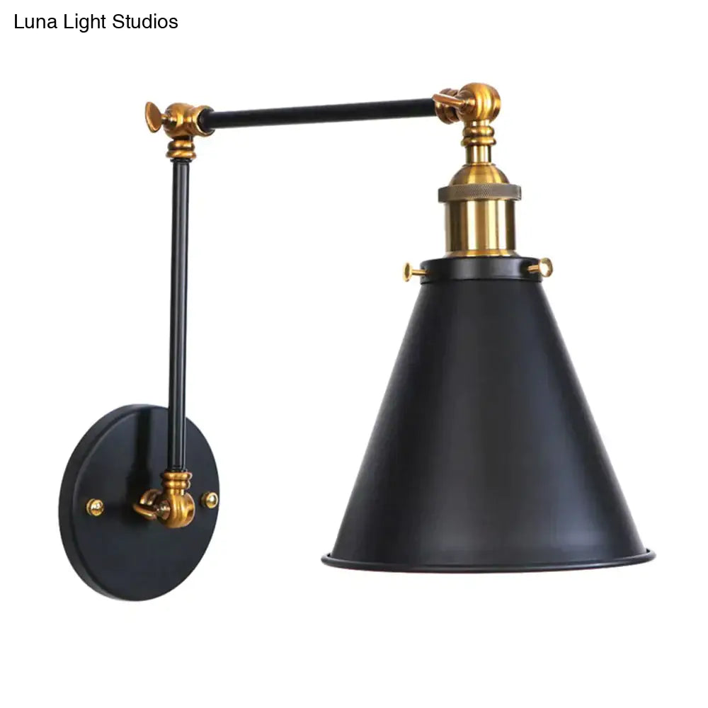 DecorBites™ Antique Adjustable Wall Lamp Sconce Black Copper