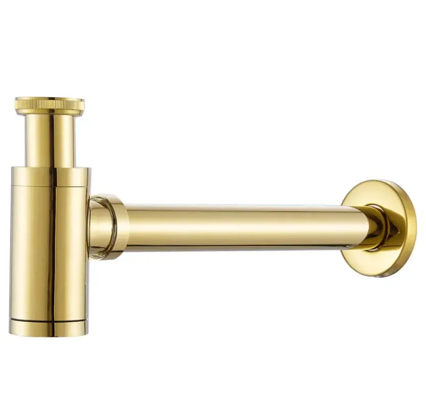 Antique brass air isolation drain pipe bathroom sink threaded connection