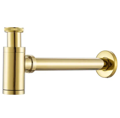 Antique brass air isolation drain pipe bathroom sink threaded connection