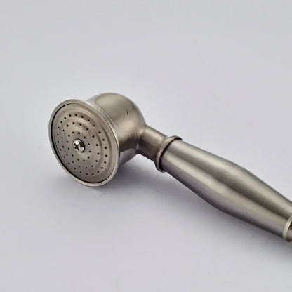 Antique brass and chrome hand shower head bathroom sprayer