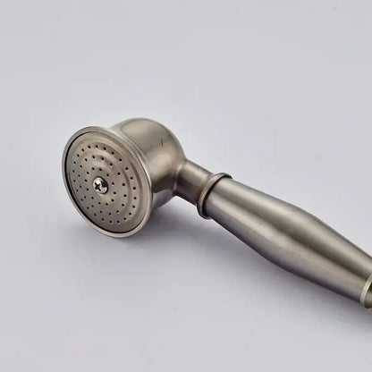 Antique brass and chrome hand shower head bathroom sprayer