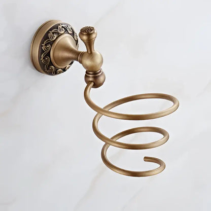Antique brass bath hardware set bathroom vintage wall fixtures