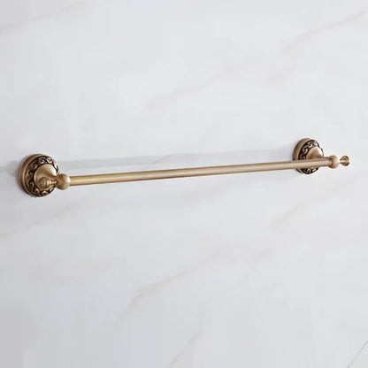 Antique brass bath hardware set bathroom vintage wall fixtures