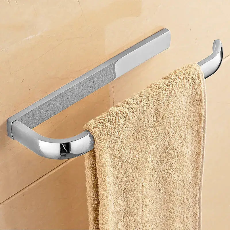 Antique brass bathroom accessories set towel rings and rack