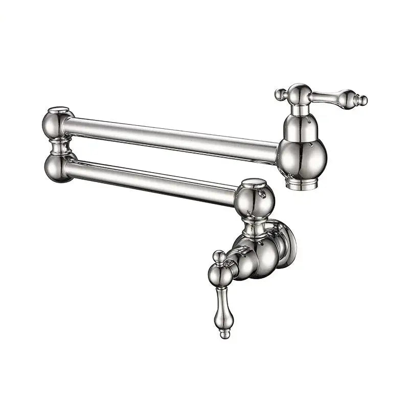 Antique brass gooseneck pot filler tap kitchen wall mounted faucet
