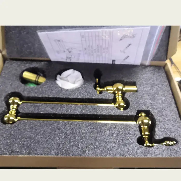 Antique brass gooseneck pot filler tap kitchen wall mounted faucet