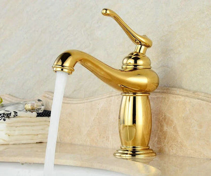 DecorBites™ Antique Bronze Bathroom Faucet Single Handle Mixer